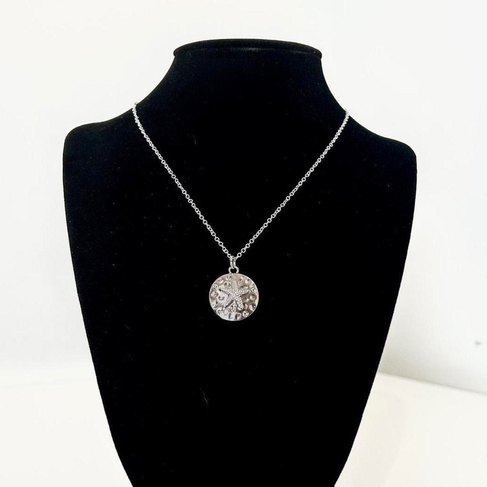 Sterling Silver Sand Dollar Mermaid Core Necklace